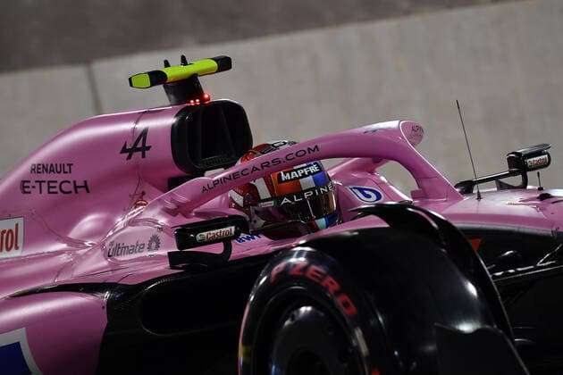 19.03.2022, Bahrain International Circuit, Sakhir, Formel 1 in Bahrain 2022 , im Bild Esteban Ocon (FRA), Alpine F1 Team (Foto EU-Images) Sakhir Bahrain International Circuit Bahrain