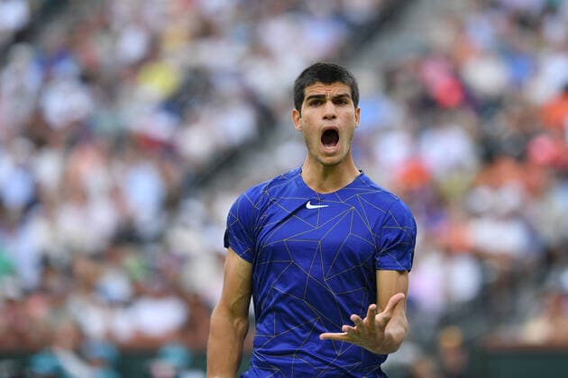 Carlos Alcaraz TENNIS : BNP Paribas Open 2022 - 19 03 2023 AntoineCouvercelle Panoramic 