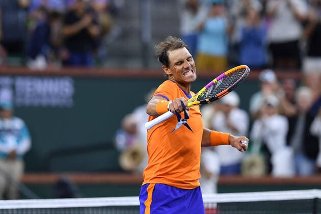 Rafael Nadal (Esp) TENNIS : BNP Paribas Open 2022 - 19 03 2023 AntoineCouvercelle Panoramic 