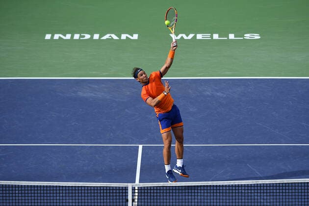 Rafael Nadal (Esp) TENNIS : BNP Paribas Open 2022 - 19 03 2023 AntoineCouvercelle Panoramic 