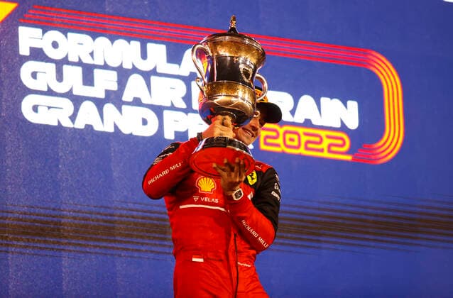 16 Charles Leclerc (MCO, Scuderia Ferrari), F1 Grand Prix of Bahrain at Bahrain International Circuit on March 20, 2022 in Sakhir, Bahrain. (Photo by HOCH ZWEI) Sakhir Bahrain