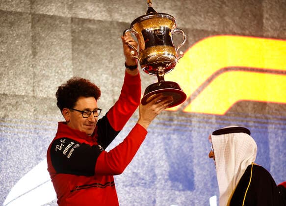 Mattia Binotto (ITA, Scuderia Ferrari), F1 Grand Prix of Bahrain at Bahrain International Circuit on March 20, 2022 in Sakhir, Bahrain. (Photo by HOCH ZWEI) Sakhir Bahrain