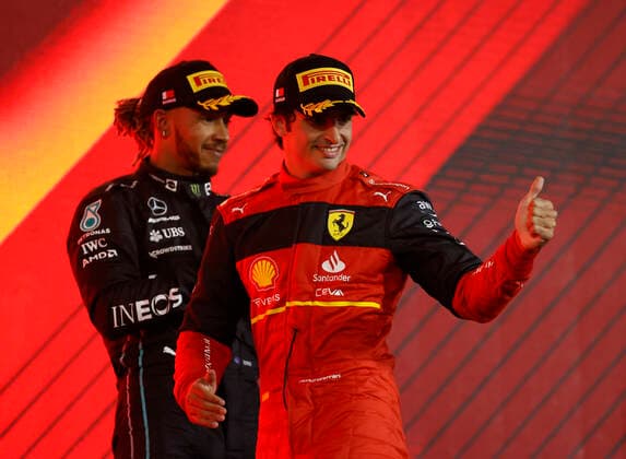 55 Carlos Sainz (ESP, Scuderia Ferrari), F1 Grand Prix of Bahrain at Bahrain International Circuit on March 20, 2022 in Sakhir, Bahrain. (Photo by HOCH ZWEI) Sakhir Bahrain