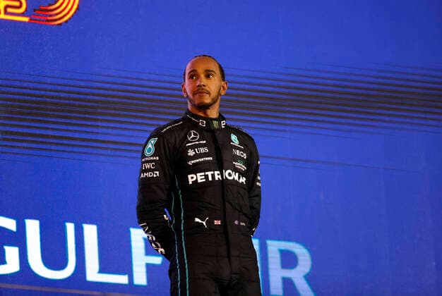 44 Lewis Hamilton (GBR, Mercedes-AMG Petronas F1 Team), F1 Grand Prix of Bahrain at Bahrain International Circuit on March 20, 2022 in Sakhir, Bahrain. (Photo by HOCH ZWEI) Sakhir Bahrain