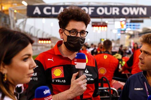 Mattia Binotto (ITA, Scuderia Ferrari), F1 Grand Prix of Bahrain at Bahrain International Circuit on March 20, 2022 in Sakhir, Bahrain. (Photo by HOCH ZWEI) Sakhir Bahrain