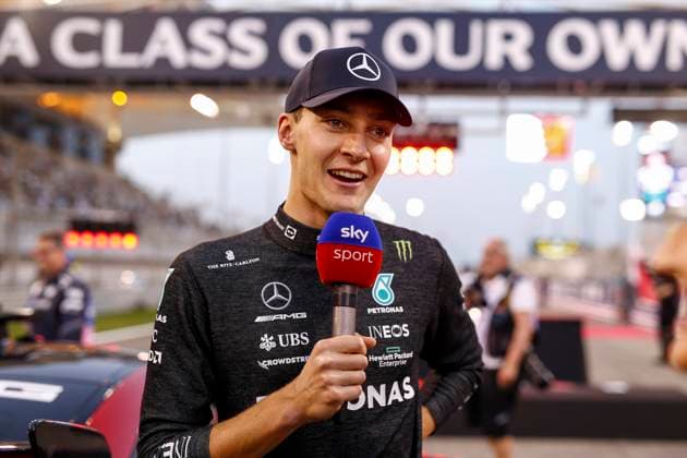 63 George Russell (GBR, Mercedes-AMG Petronas F1 Team), F1 Grand Prix of Bahrain at Bahrain International Circuit on March 20, 2022 in Sakhir, Bahrain. (Photo by HOCH ZWEI) Sakhir Bahrain