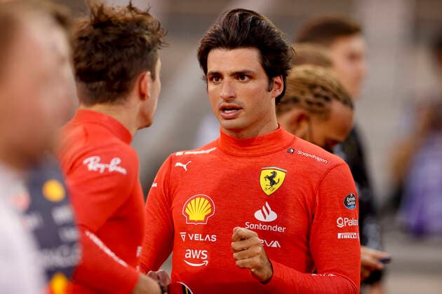 55 Carlos Sainz (ESP, Scuderia Ferrari), F1 Grand Prix of Bahrain at Bahrain International Circuit on March 20, 2022 in Sakhir, Bahrain. (Photo by HOCH ZWEI) Sakhir Bahrain