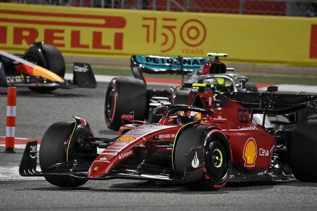 55 Carlos Sainz (ESP, Scuderia Ferrari), F1 Grand Prix of Bahrain at Bahrain International Circuit on March 20, 2022 in Sakhir, Bahrain. (Photo by HOCH ZWEI) Sakhir Bahrain