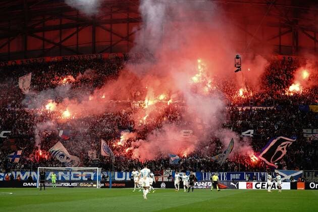 Joie - Arkadiusz Milik (Olympique de Marseille) FOOTBALL : Olympique de Marseille vs OGC Nice - Ligue 1 Uber Eats - Marseille - 20 03 2021 NorbertScanella Panoramic 