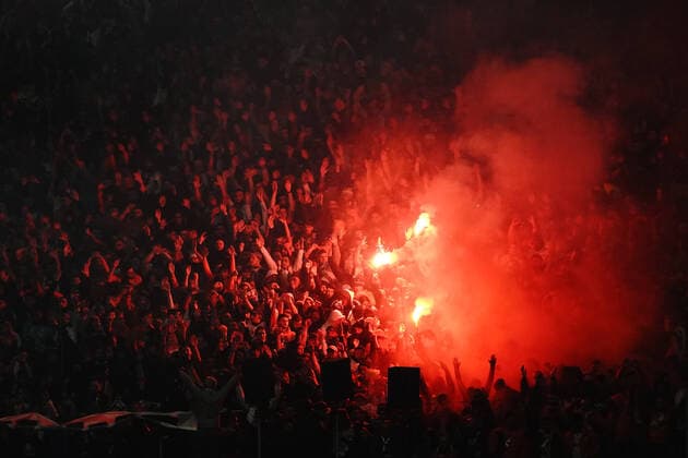 Supporters de l OM FOOTBALL : Olympique de Marseille vs OGC Nice - Ligue 1 Uber Eats - Marseille - 20 03 2021 NorbertScanella Panoramic 