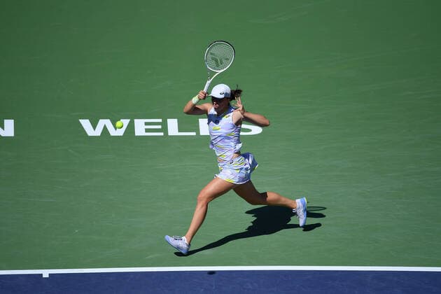 Iga Swiatek wins the BNP Paribas Open 2022 TENNIS : BNP Paribas Open 2022 - 20 03 2023 AntoineCouvercelle Panoramic 