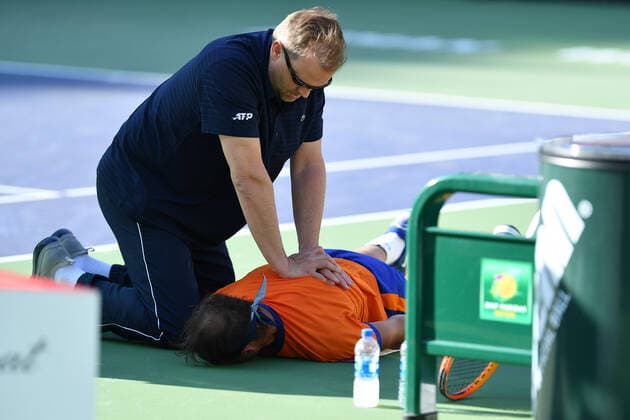 Taylor Fritz Zins the BNP Paribas Open 2022 over Rafael Nadal (Esp) TENNIS : BNP Paribas Open 2022 - 20 03 2023 AntoineCouvercelle Panoramic 