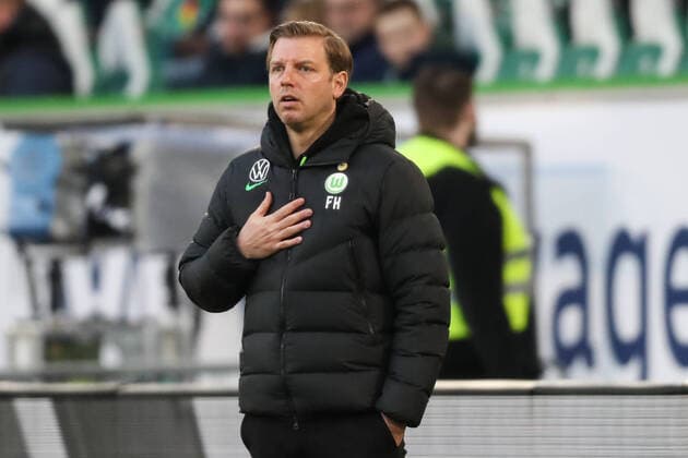 Trainer Florian Kohfeldt (VfL Wolfsburg) - 1 Fussball Bundesliga Saison 2021-2022 Punktspiel VfL Wolfsburg vs. Bayer Leverkusen in der Volkswagen Arena in Wolfsburg - Fussball,Deutschland,Mann,Männer,20.03.2022