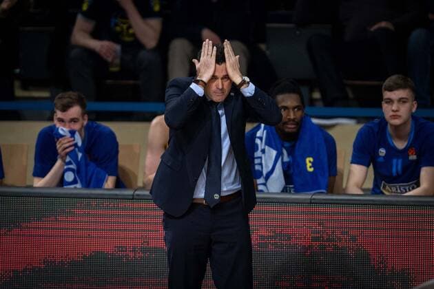 Basketball Berlin 22.03.2022 Saison 2021 2022 Euroleague Regular Season Alba Berlin - FC Barcelona, Barca Israel Gonzalez (Alba Berlin, Trainer)