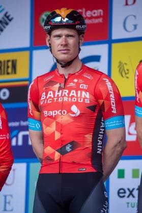 Jasha Suetterlin (GER - Bahrain-Victorius) - Portrait - Hochformat - hoch - hochkant - vertikal Event Veranstaltung: 46. Minerva Classic Brugge-De Panne - Strecke route: Brugge nach to De Panne 207.0 km 4:45:41 Stunden und 43.66 km h UCI-Cat. 1.UWT Ort place: Welt Europa Belgien Flandern De Panne Datum Date: 23.03.2022 - (im Jahr 2020 wurde das Rennen aufgrund der Covid19-Pandemie in den Herbst auf den 21.Oktober verschoben - von 1977-2017 fanden die 3 Tage von de Panne als Etappenrennen statt - seit 2018 wird es nur noch als Eintagesrennen ausgetragen - seit 2019 ist das Rennen Teil der World-Tour Serie - zuvor 1989 als UCI-Cat. 2.4 von 1990 bis 2004 als UCI-Cat. 2.2 von 2005 bis 2017 als UCI-Cat. 2.HC 2018 als UCI-Cat. 1.HC seit 2019 als UCI-Cat. 1.UWT) - (andere Namen: 3 Days of Bruges-De Panne, 3 Tage von Brügge-De Panne, 3 Tage von De Panne-Koksijde oder Trois Jours de Bruges-La Panne)