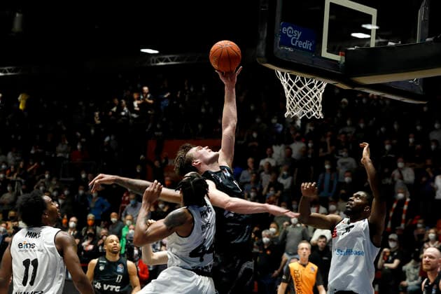 24.03.2022, easyCredit Basketball Bundesliga, BBL, Saison 2021 2022, Herren, Chemnitz Niners - Hamburg Towers Maik Kotsar, Hamburg Towers Chemnitz Messe Chemnitz Sachsen Germany