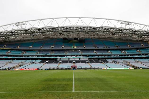 General view, MARCH 24, 2022 - Football Soccer : FIFA World Cup, WM, Weltmeisterschaft, Fussball Qatar 2022 Asian Qualifier Final Round Group B match between Australia 0-2 Japan at Stadium Australia in Sydney, Australia. Noxthirdxpartyxsales  (184197731)