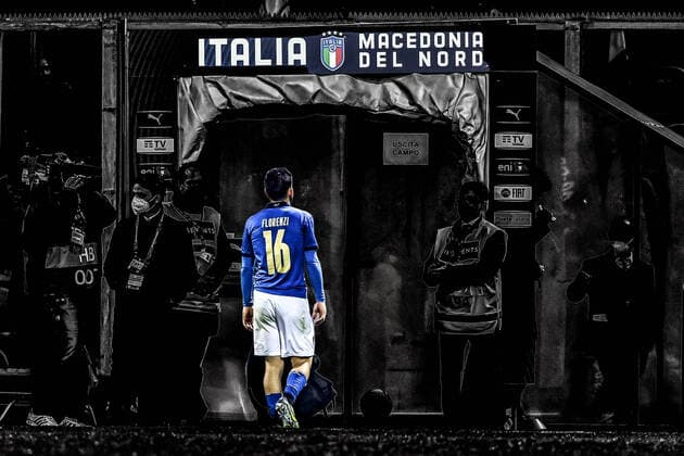 Sport Themen der Woche KW12 Sport Bilder des Tages Alessandro Florenzi (Italy) during the Fifa World Cup 2022 Qatar Playedy-off match between Italy 0-1 North Macedonia at Renzo Barbera Stadium on March 24, 2022 in Palermo, Italy. Noxthirdxpartyxsales  (184225245)
