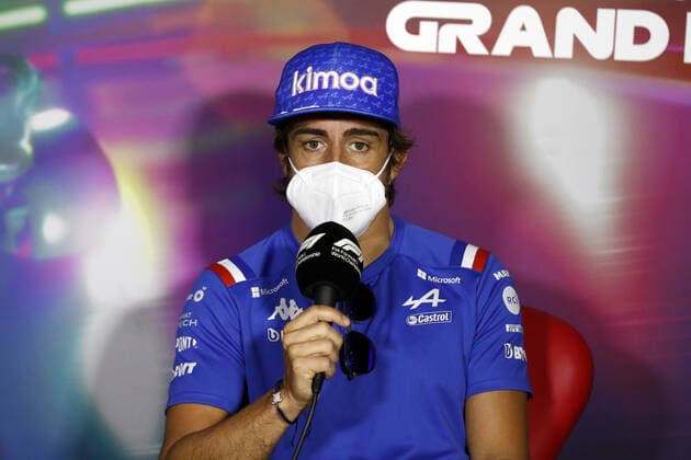 ALONSO Fernando (spa), Alpine F1 Team A522, portrait, press conference, PK, Pressekonferenz during the Formula 1 STC Saudi Arabian Grand Prix 2022, 2nd round of the 2022 FIA Formula One World Championship, WM, Weltmeisterschaft on the Jeddah Corniche Circuit, from March 25 to 27, 2022 in Jeddah, Saudi Arabia - F1 - SAUDI ARABIAN GRAND PRIX 2022 DPPI Panoramic GP2202_130639_31I4685