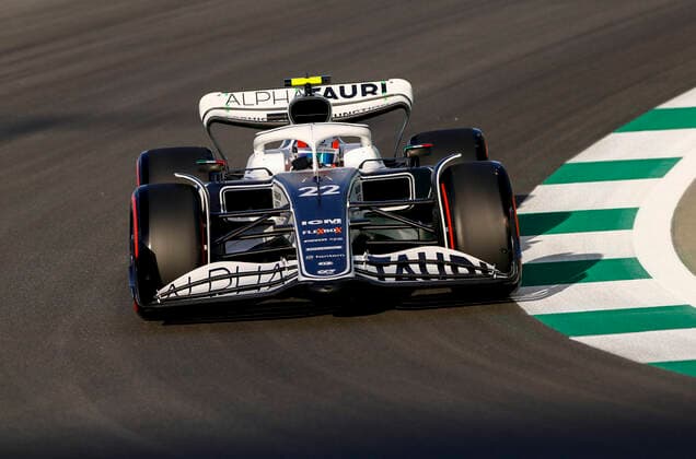 22 Yuki Tsunoda (JPN, Scuderia AlphaTauri), F1 Grand Prix of Saudi Arabia at Jeddah Corniche Circuit on March 25, 2022 in Jeddah, Saudi Arabia. (Photo by HOCH ZWEI) Jeddah Saudi Arabia