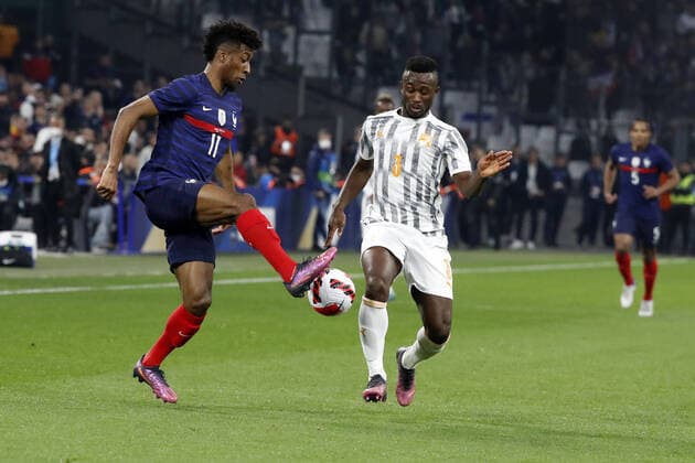 Coman kingsley France FOOTBALL : France vs Cote d Ivoire - seniors - match amical - Marseille - 25 03 2022 StephanePillaud Panoramic 
