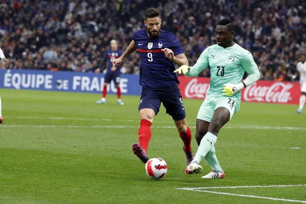 Giroud olivier France FOOTBALL : France vs Cote d Ivoire - seniors - match amical - Marseille - 25 03 2022 StephanePillaud Panoramic 