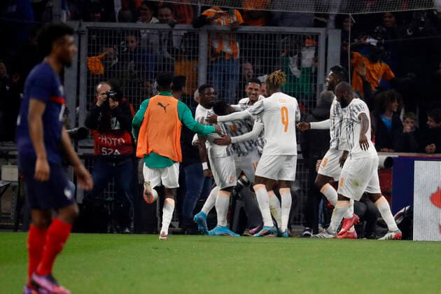 Cote d Ivoire FOOTBALL : France vs Cote d Ivoire - seniors - match amical - Marseille - 25 03 2022 StephanePillaud Panoramic 