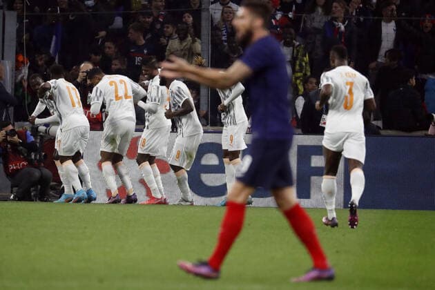 Cote d Ivoire FOOTBALL : France vs Cote d Ivoire - seniors - match amical - Marseille - 25 03 2022 StephanePillaud Panoramic 