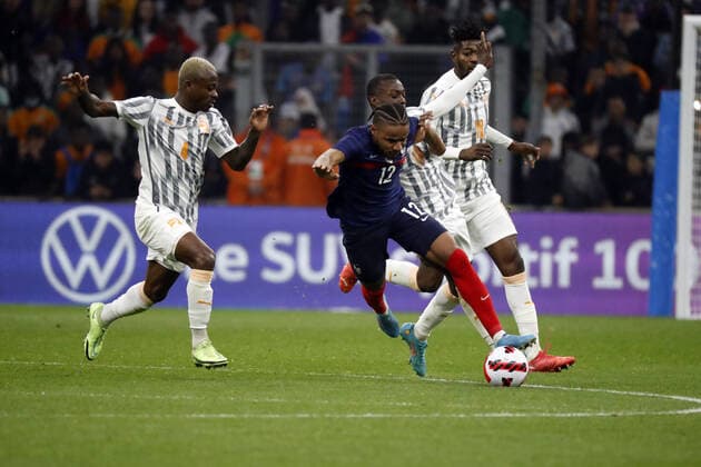 Nkunku christopher France FOOTBALL : France vs Cote d Ivoire - seniors - match amical - Marseille - 25 03 2022 StephanePillaud Panoramic 