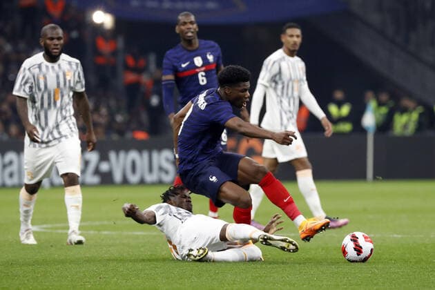 Tchouameni aurelien France FOOTBALL : France vs Cote d Ivoire - seniors - match amical - Marseille - 25 03 2022 StephanePillaud Panoramic 