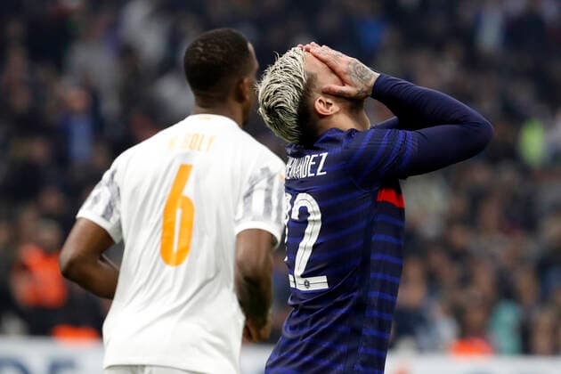 Hernandez theo France FOOTBALL : France vs Cote d Ivoire - seniors - match amical - Marseille - 25 03 2022 StephanePillaud Panoramic 