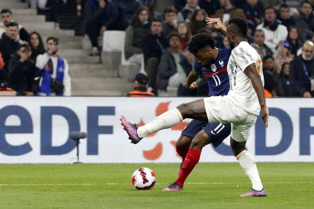 Coman kingsley France FOOTBALL : France vs Cote d Ivoire - seniors - match amical - Marseille - 25 03 2022 StephanePillaud Panoramic 
