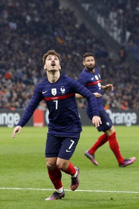 Griezmann antoine France FOOTBALL : France vs Cote d Ivoire - seniors - match amical - Marseille - 25 03 2022 StephanePillaud Panoramic 