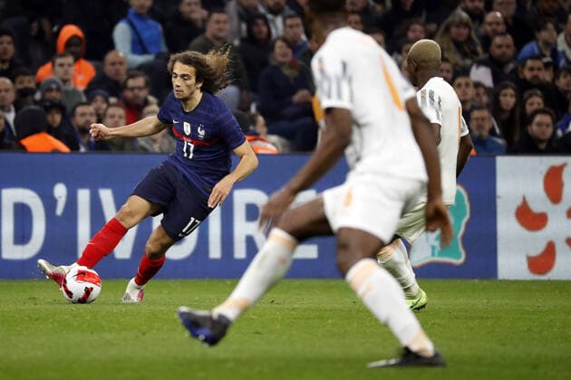 Guendouzi matteo France FOOTBALL : France vs Cote d Ivoire - seniors - match amical - Marseille - 25 03 2022 StephanePillaud Panoramic 