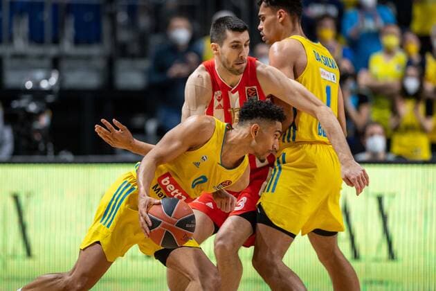 Basketball Berlin 25.03.2022 Saison 2021 2022 Euroleague Regular Season Alba Berlin - Crvena Zvezda mts Belgrade Maodo Lo (Alba Berlin, No.00)