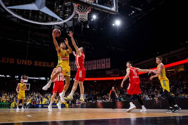 Basketball Berlin 25.03.2022 Saison 2021 2022 Euroleague Regular Season Alba Berlin - Crvena Zvezda mts Belgrade Maodo Lo (Alba Berlin, No.00)