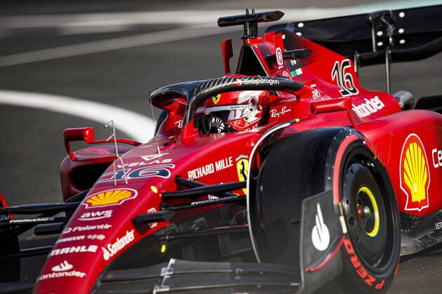 16 LECLERC Charles (mco), Scuderia Ferrari F1-75, action during the Formula 1 STC Saudi Arabian Grand Prix 2022, 2nd round of the 2022 FIA Formula One World Championship, WM, Weltmeisterschaft on the Jeddah Corniche Circuit, from March 25 to 27, 2022 in Jeddah, Saudi Arabia - F1 - SAUDI ARABIAN GRAND PRIX 2022 DPPI Panoramic  00122006__B2_8072.JPG_