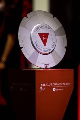 bevestor Virtual Bundesliga Club Championship Finals; 26.03.2022 Die Meisterscheibe der VBL bevestor Virtual Bundesliga Club Championship Finals Tag 1; Strassenkickerbase, Koeln DFL REGULATIONS PROHIBIT ANY USE OF PHOTOGRAPHS AS IMAGE SEQUENCES AND OR QUASI-VIDEO.