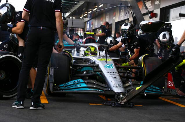 44 Lewis Hamilton (GBR, Mercedes-AMG Petronas F1 Team), F1 Grand Prix of Saudi Arabia at Jeddah Corniche Circuit on March 26, 2022 in Jeddah, Saudi Arabia. (Photo by HOCH ZWEI) Jeddah Saudi Arabia