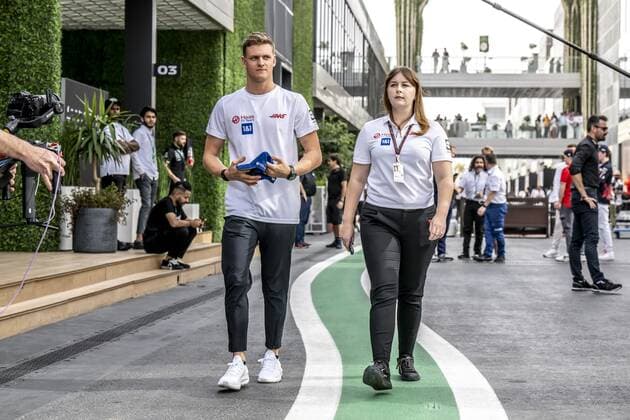 Jeddah - 27-03-2022, Jeddah Corniche Circuit, Mick Schumacher at the Formula 1 Saudi Arabian Grand Prix, Formula 1 Saudi Arabian Grand Prix  x15899000x Copyright: