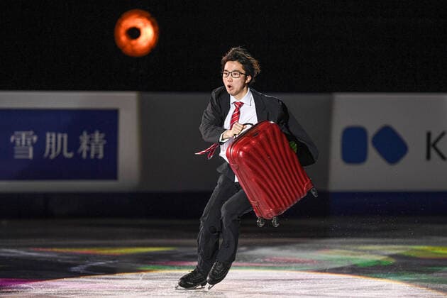 Sport Themen der Woche KW12 Sport Bilder des Tages Kazuki TOMONO (JPN), during the Exhibition Gala, at the ISU World Figure skating, Eiskunstlauf Championships 2022 at Sud de France Arena, on March 27, 2022 in Montpellier Occitanie, France. Noxthirdxpartyxsales  (184412471)