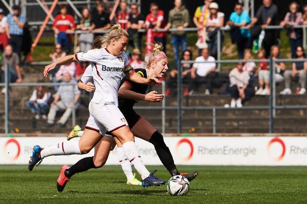 GERMANY, KÖLN - MARCH 27, 2022: The match Frauen Bundesliga FC Köln vs FC Bayer 04 Copyright: xVITALIIxKLIUIEVx
