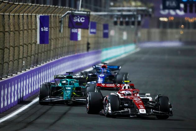 24 Guanyu Zhou (CHN, Alfa Romeo F1 Team ORLEN), F1 Grand Prix of Saudi Arabia at Jeddah Corniche Circuit on March 27, 2022 in Jeddah, Saudi Arabia. (Photo by HOCH ZWEI) Jeddah Saudi Arabia