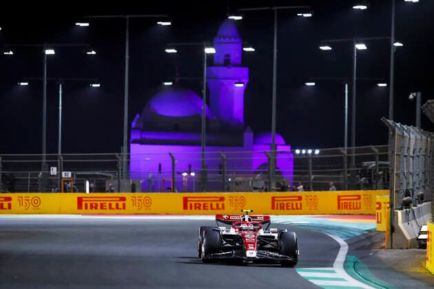24 Guanyu Zhou (CHN, Alfa Romeo F1 Team ORLEN), F1 Grand Prix of Saudi Arabia at Jeddah Corniche Circuit on March 27, 2022 in Jeddah, Saudi Arabia. (Photo by HOCH ZWEI) Jeddah Saudi Arabia