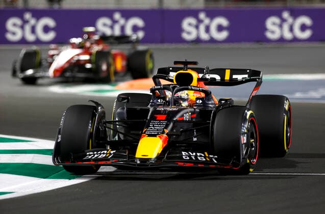 1 Max Verstappen (NLD, Oracle Red Bull Racing), F1 Grand Prix of Saudi Arabia at Jeddah Corniche Circuit on March 27, 2022 in Jeddah, Saudi Arabia. (Photo by HOCH ZWEI) Jeddah Saudi Arabia