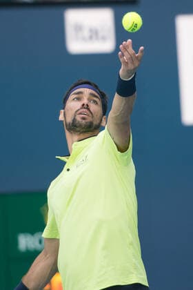 Fabio Fognini (ITA) is defeated by Nick Kyrgios (AUS) 2-6, 4-6, at the Miami Open being played at Hard Rock Stadium in Miami Gardens, Florida on March 27,2022: Ã‚ Tennisclix CSM Miami Gardens USA - ZUMAc04_ 20220327_zaf_c04_148 Copyright: xKarlaxKinnex