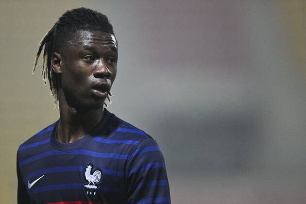 Eduardo Camavinga (Fra) FOOTBALL : France Espoirs vs Irlande du Nord - Calais - 28 03 2022 JBAutissier Panoramic 