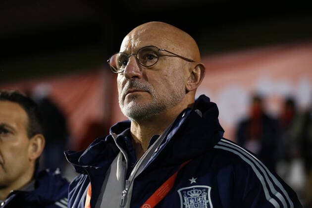 Luis de la Fuente (ESP), MARCH 25, 2022 - Football Soccer : UEFA Under-21 Championship qualifying round match between U21, U 21 Spain 8-0 U21 Lithuania at the Estadio El Prado in Talavera De La Reina, Spain. Noxthirdxpartyxsales  (0153743743st)