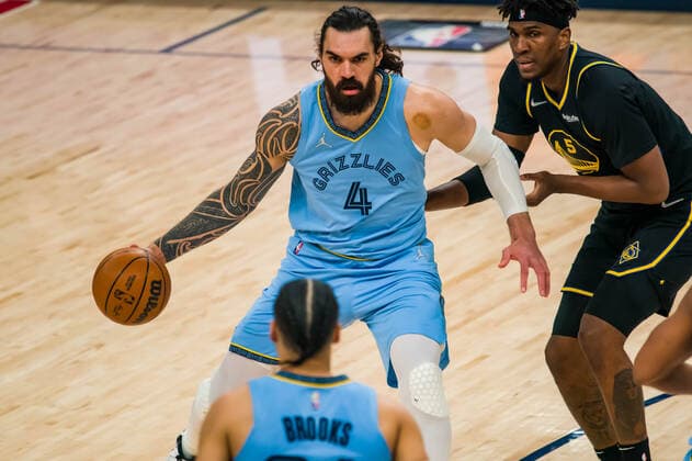 Grizzlies Center Steven Adams (4) during a NBA, Basketball Herren, USA game between Memphis Grizzlies and Golden State Warriors at FedEx Forum in Memphis, Tennessee, USA, 28 March 2022. Golden State Warriors at Memphis Grizzlies !ACHTUNG: NUR REDAKTIONELLE NUTZUNG!  Copyright: xMatthewxA.xSmithx AME7028 20220329-b45d3e6c539e4eca41ec1f1927b17b727e9c1118