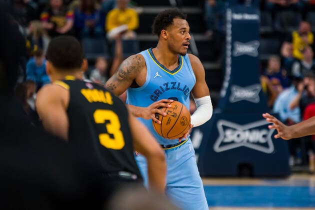 Grizzlies Power Forward Xavier Tillman (2) during a NBA, Basketball Herren, USA game between Memphis Grizzlies and Golden State Warriors at FedEx Forum in Memphis, Tennessee, USA, 28 March 2022. Golden State Warriors at Memphis Grizzlies !ACHTUNG: NUR REDAKTIONELLE NUTZUNG!  Copyright: xMatthewxA.xSmithx AME7096 20220329-509641823e25816b07df3430a11fa22cb851a8fd